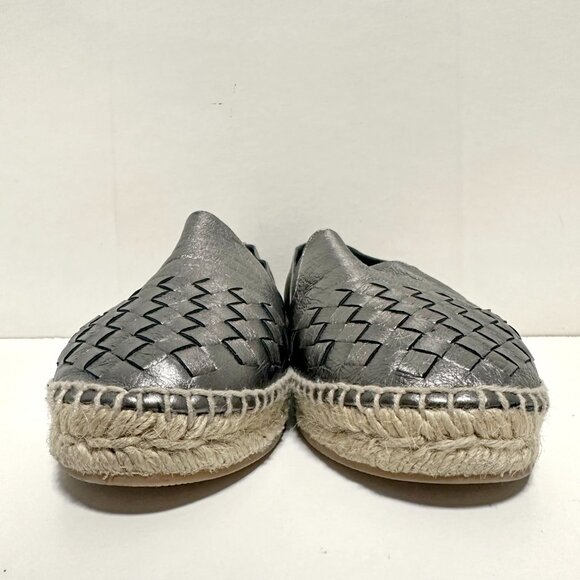 Bottega Veneta Gala Metallic Leather Espadrilles - Picture 9 of 10